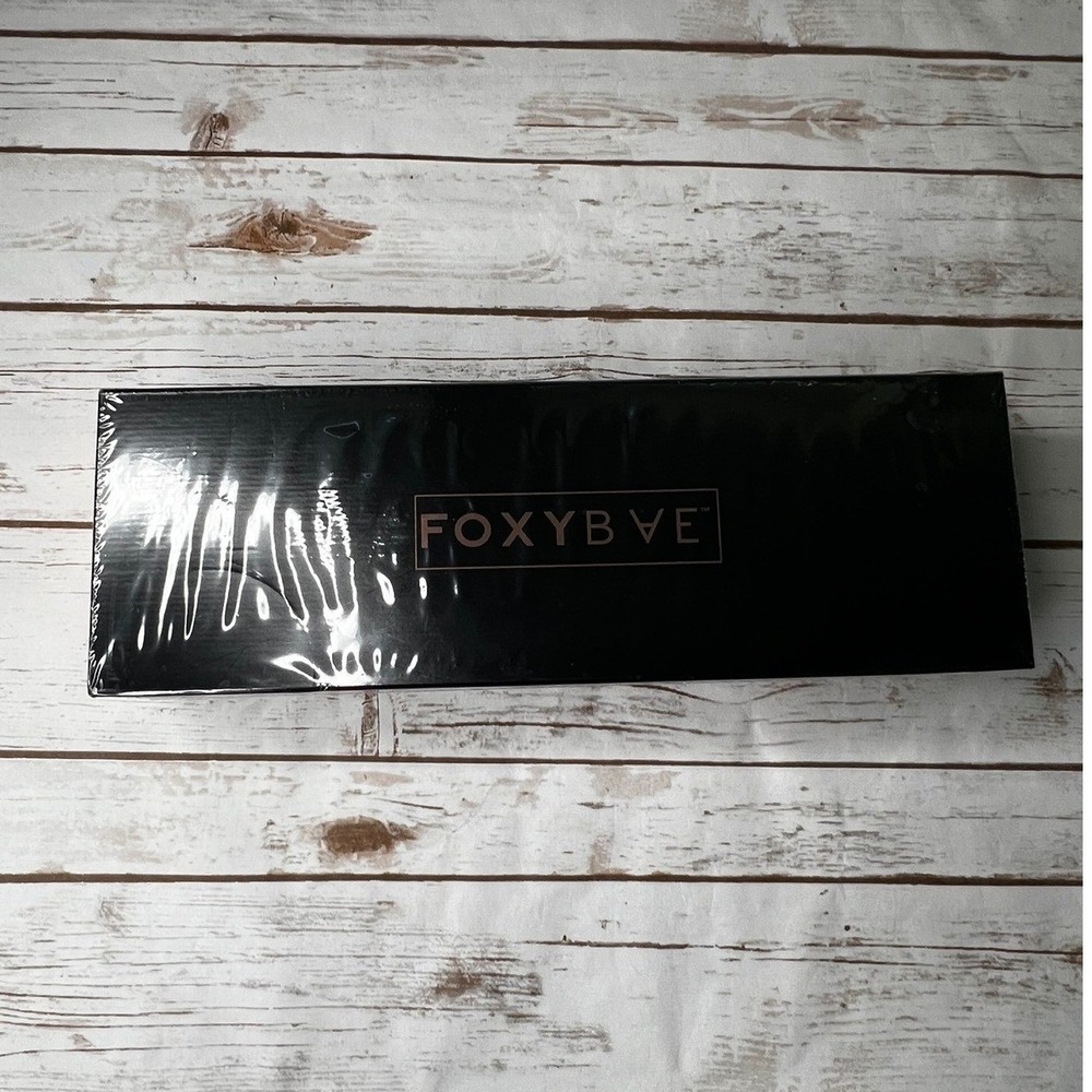 FoxyBae New Blowout Dryer Brush Rose Gold Ceramic Tourmaline Ionic Black OS